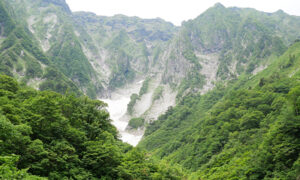 谷川岳の山並み