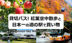 秋旅！紅葉空中散歩と日本一の道の駅でお買い物